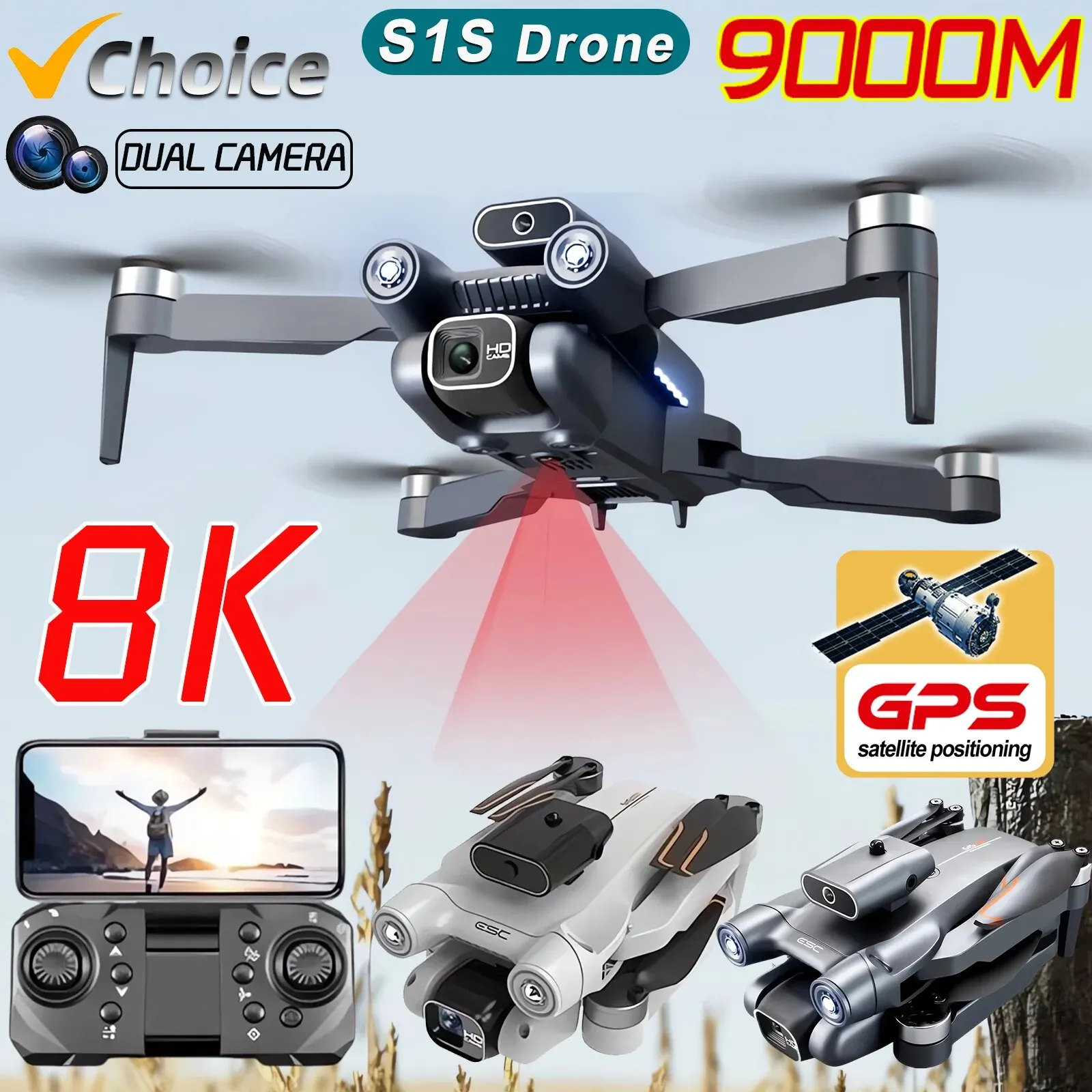 Drone Photogrammetry - New S1S 5G GPS Drone Camera