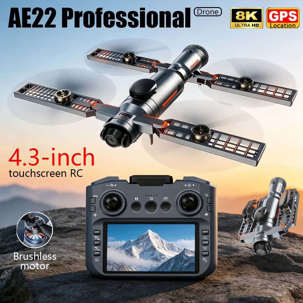 Drone Lidar - Upgraded AE22 PRO MAX Foldable Drone