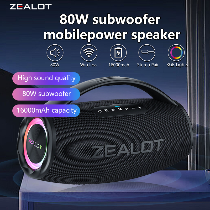 ZEALOT S97 80W Wireless speake - đánh giá và giá Holy Stone Drone Hs175