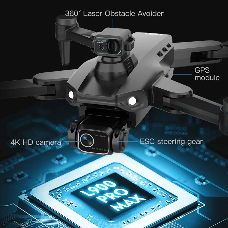 L900 Pro MAX GPS Drone 4K Prof - đánh giá và giá Drone Surveying