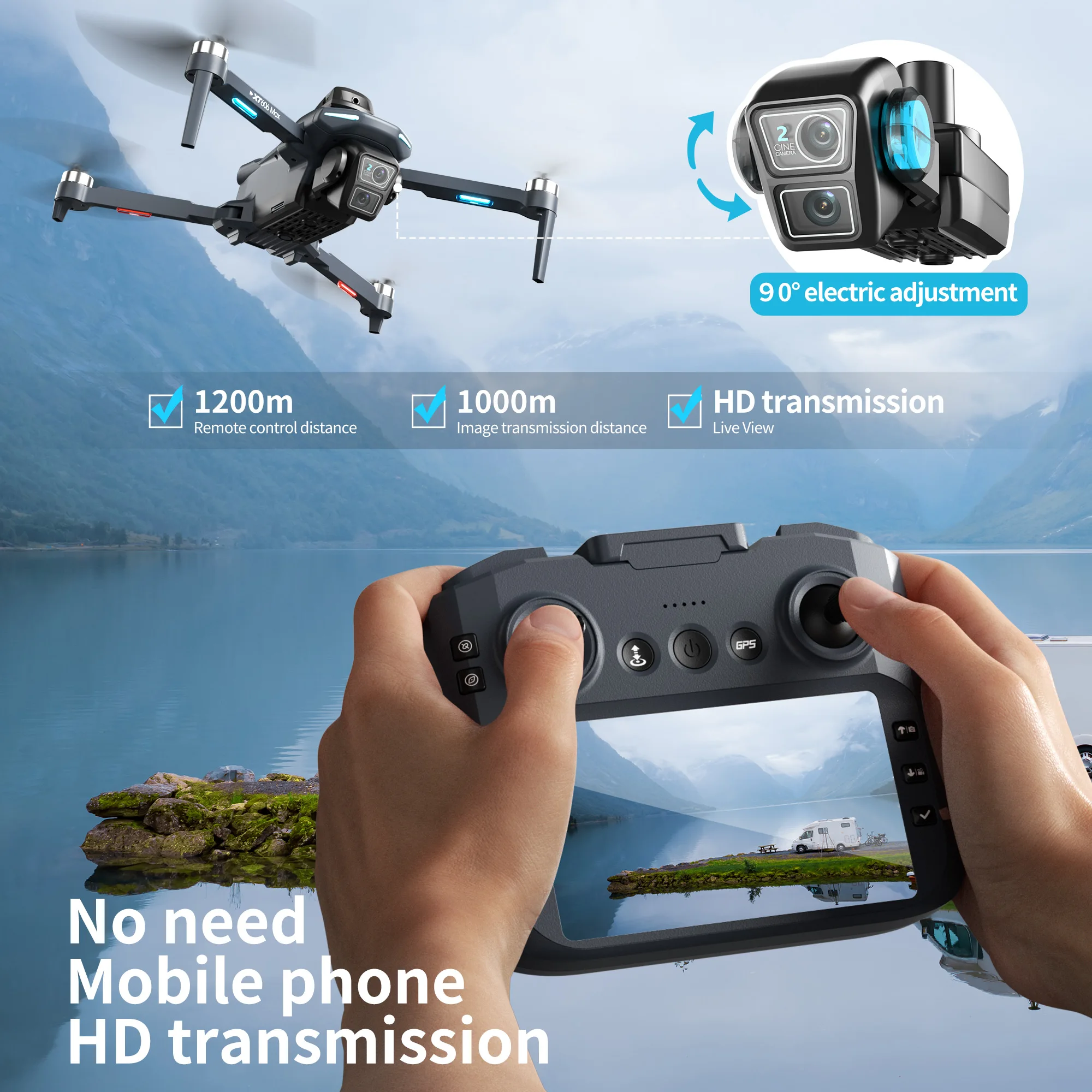 Lenovo XT606 Drone Professiona - đánh giá và giá Drone Photogrammetry