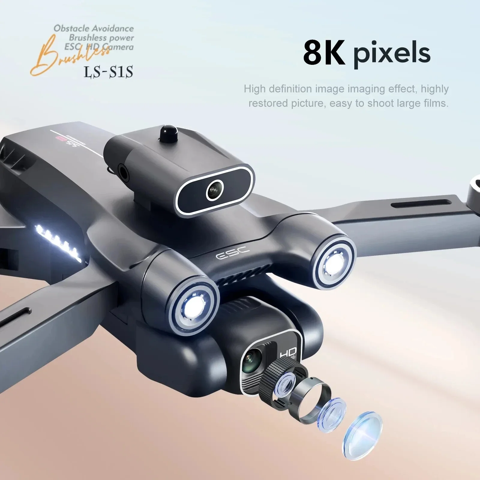 New S1S 5G GPS Drone Camera 8K - đánh giá và giá Drone Photogrammetry