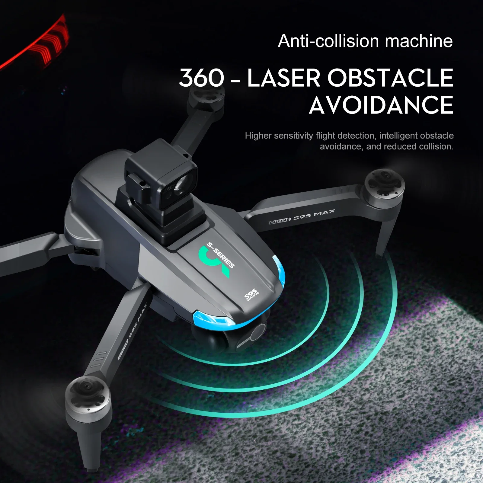 NEW S9S MAX MINI Drone 4K 2-Ax - đánh giá và giá Drone Lidar