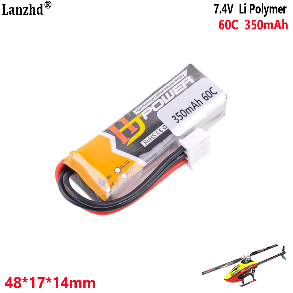 7.4V 350mAh 60C 2S1P lithium b - đánh giá và giá Drone 3D Modeling
