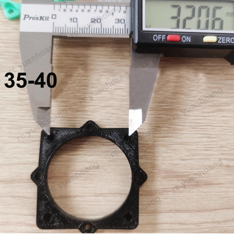 4PCS 3D Printed 4028 Cooling F - đánh giá và giá Drone 3D Modeling