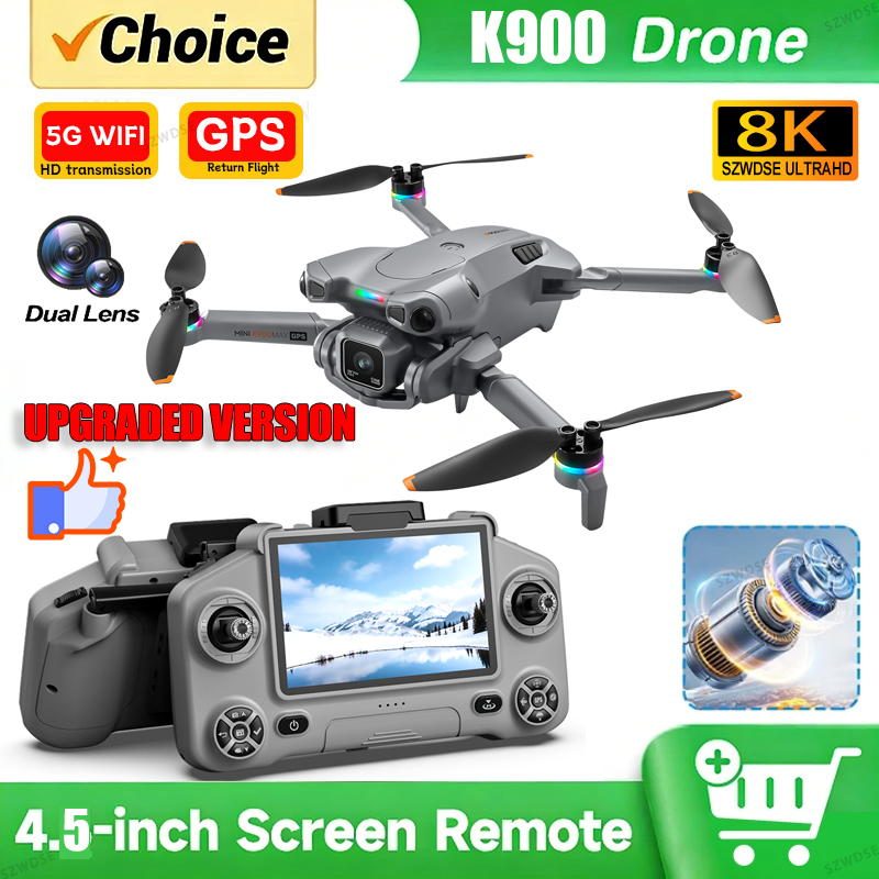 New K900 MAX GPS Drone with 4K - đánh giá và giá Drone Surveying