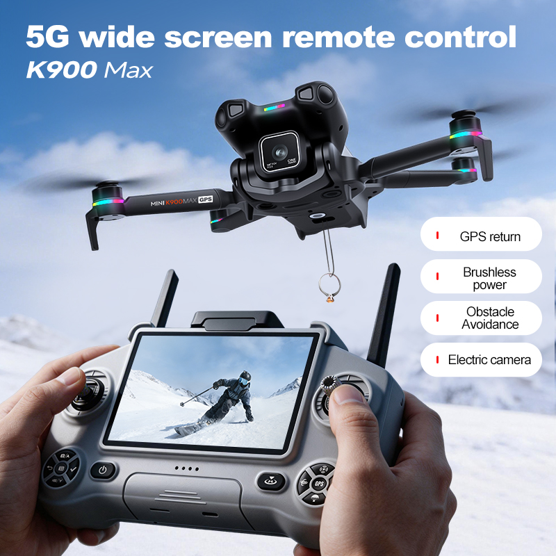 New K900 MAX GPS Drone with 4K - đánh giá và giá Drone Surveying