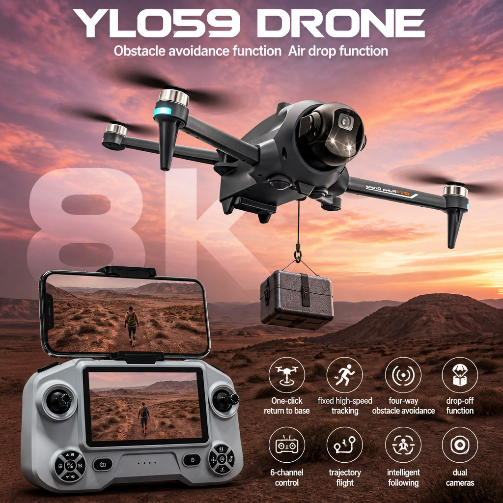 NEW YL059 Drone GPS Auto Retur - đánh giá và giá Drone Surveying