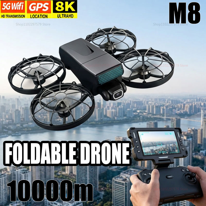New Drones M8 GPS 8K Professio - đánh giá và giá Drone Surveying
