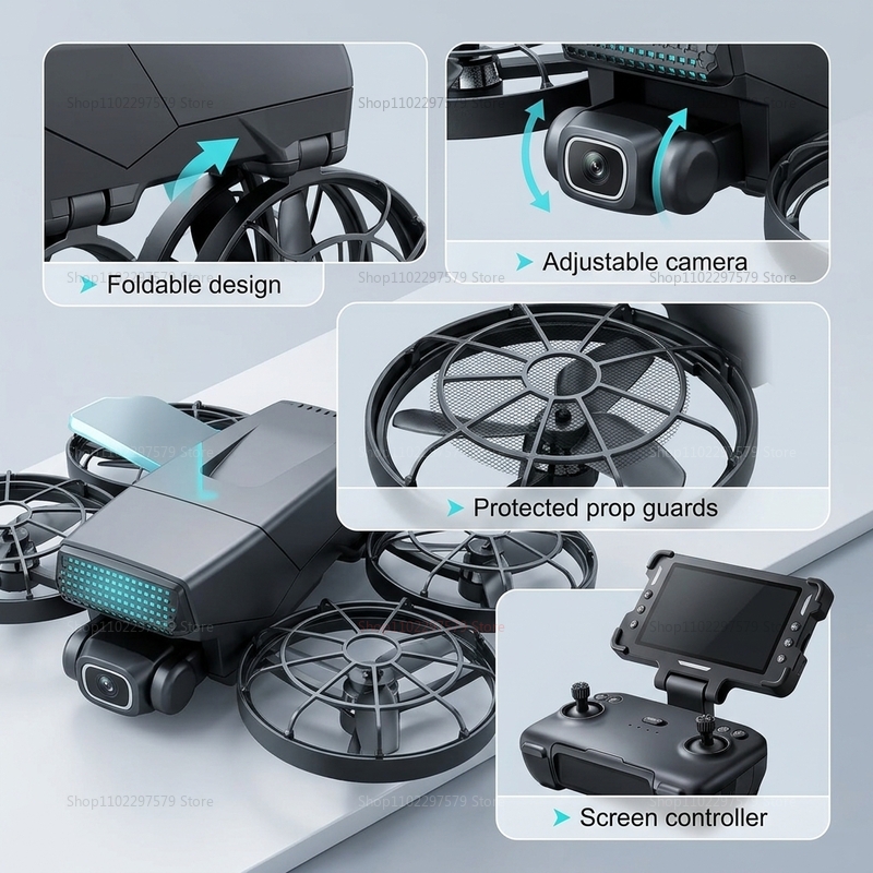 New Drones M8 GPS 8K Professio - đánh giá và giá Drone Surveying