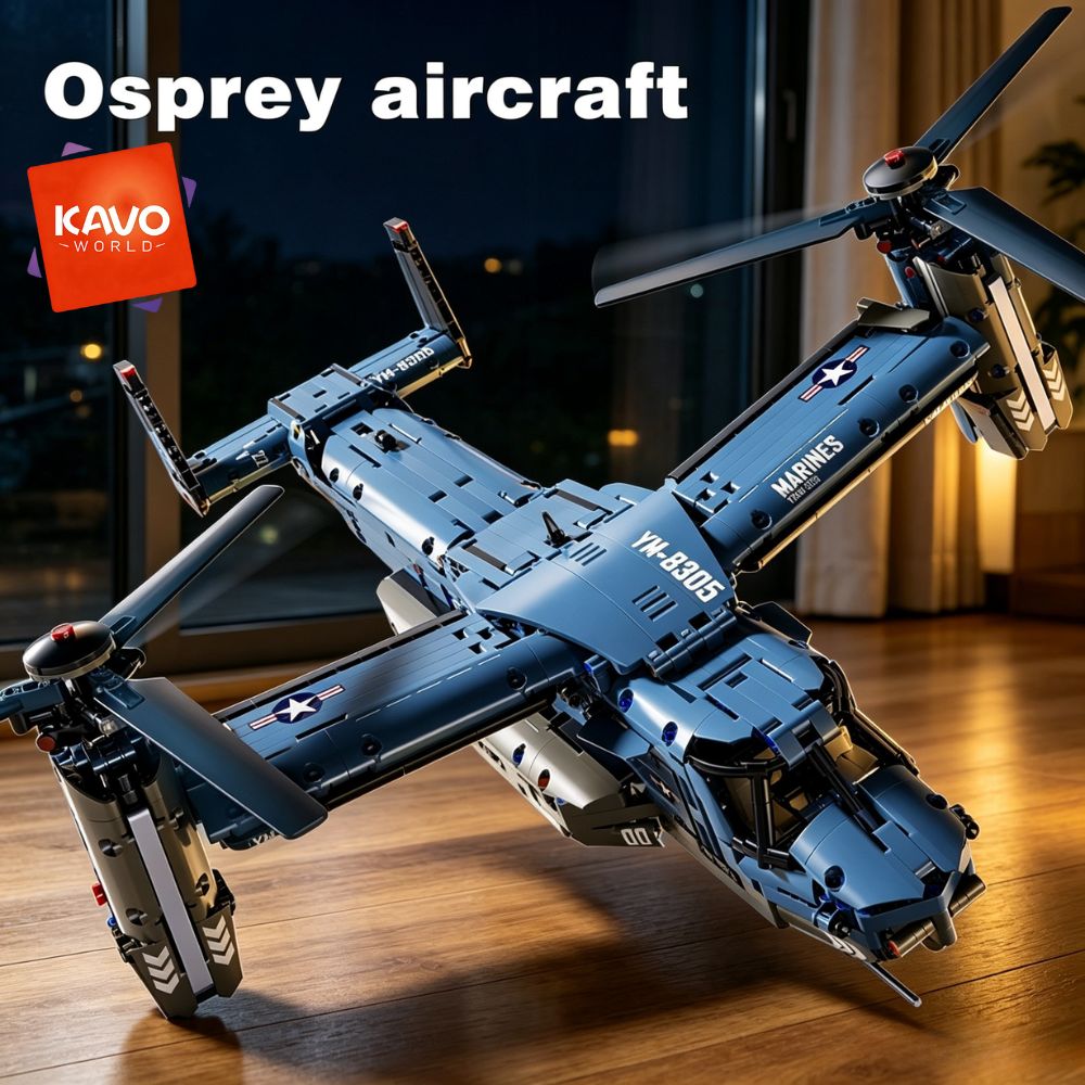 KAVOWORLD 1486PCS V-22 Osprey  - đánh giá và giá Jjrc Drone X12