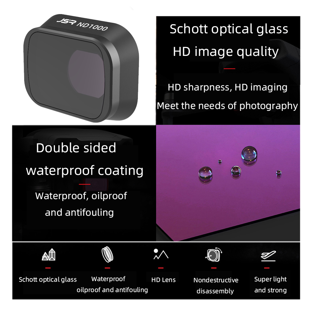 Filter Lens MC UV CPL Star Nig - đánh giá và giá Drone Ndvi