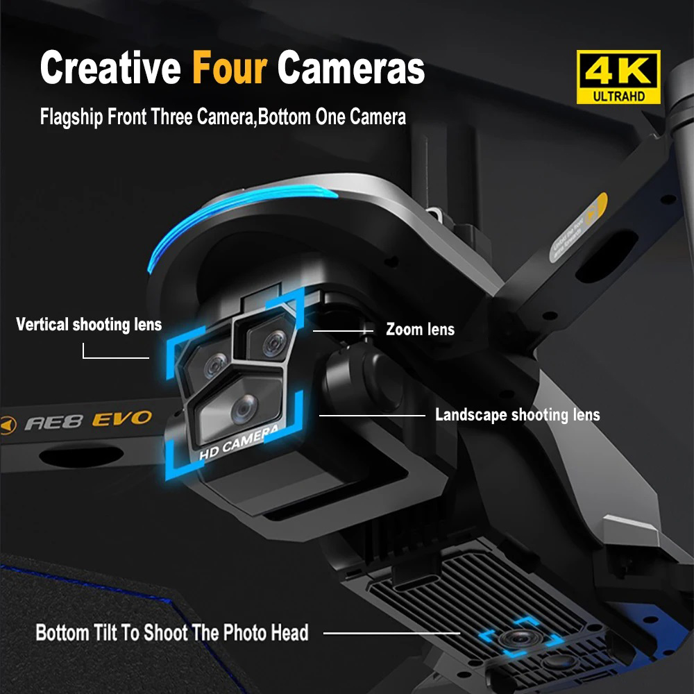 AE8 EVO Drone GPS 8K Professio - đánh giá và giá Drone Photogrammetry